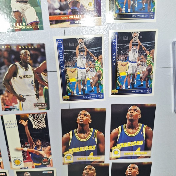Lot of 29 CHRIS WEBBER Basketball Cards HOF  90s - Picture 5 of 7